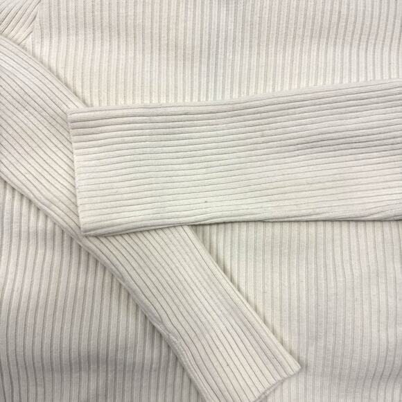 Polo Jeans Co Ralph Lauren Jacket Women White XL Knit Down Puffer Sweater Hybrid - Picture 11 of 11